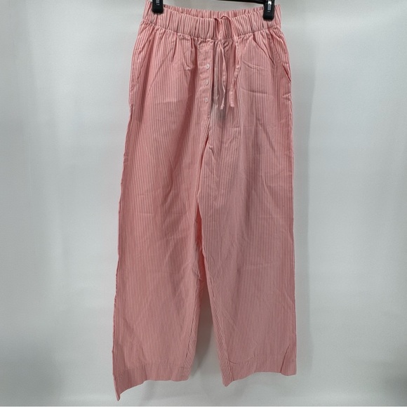 Daily Drills Poplin Resort Pant dusty rose and white stripes xs/s Sold out style - Picture 3 of 9